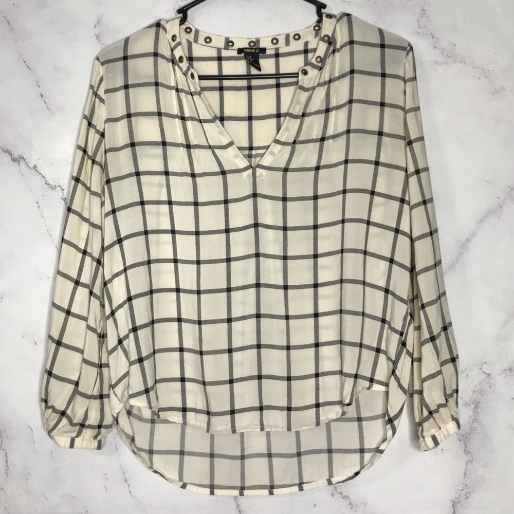 Checkered blouse